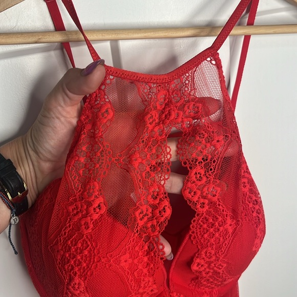 Adore me red Boustier size medium only worn once. - Picture 5 of 5